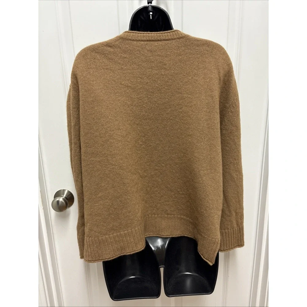 Jenni Kayne‎ Woman's Brown Wool Blend Crewneck Sweater - Size 1X